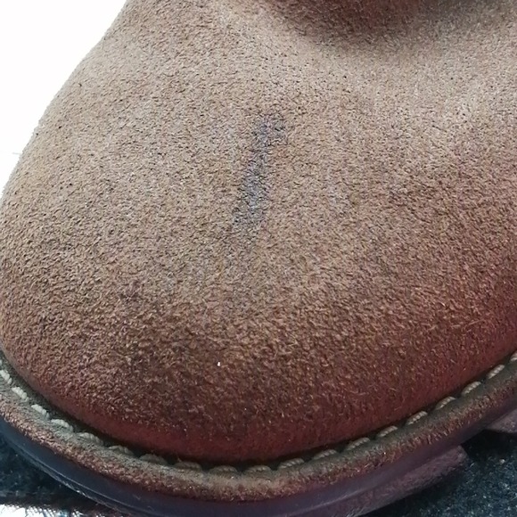 Columbia Boots Womens Snow Boot Chatel Brown Suede‎ Side Zip Faux Fur 7.5 - Picture 13 of 13